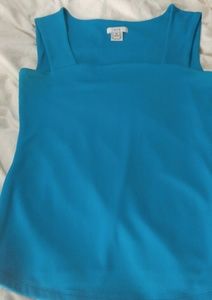 Cache Aqua blue tank top.